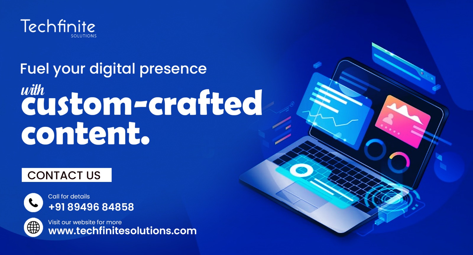 Fuel Your Digital Presence With Custom-Crafted Content